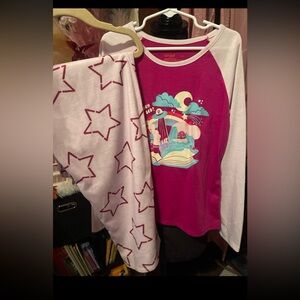 Cat & Jack Pink Star storybook Pajama Set
